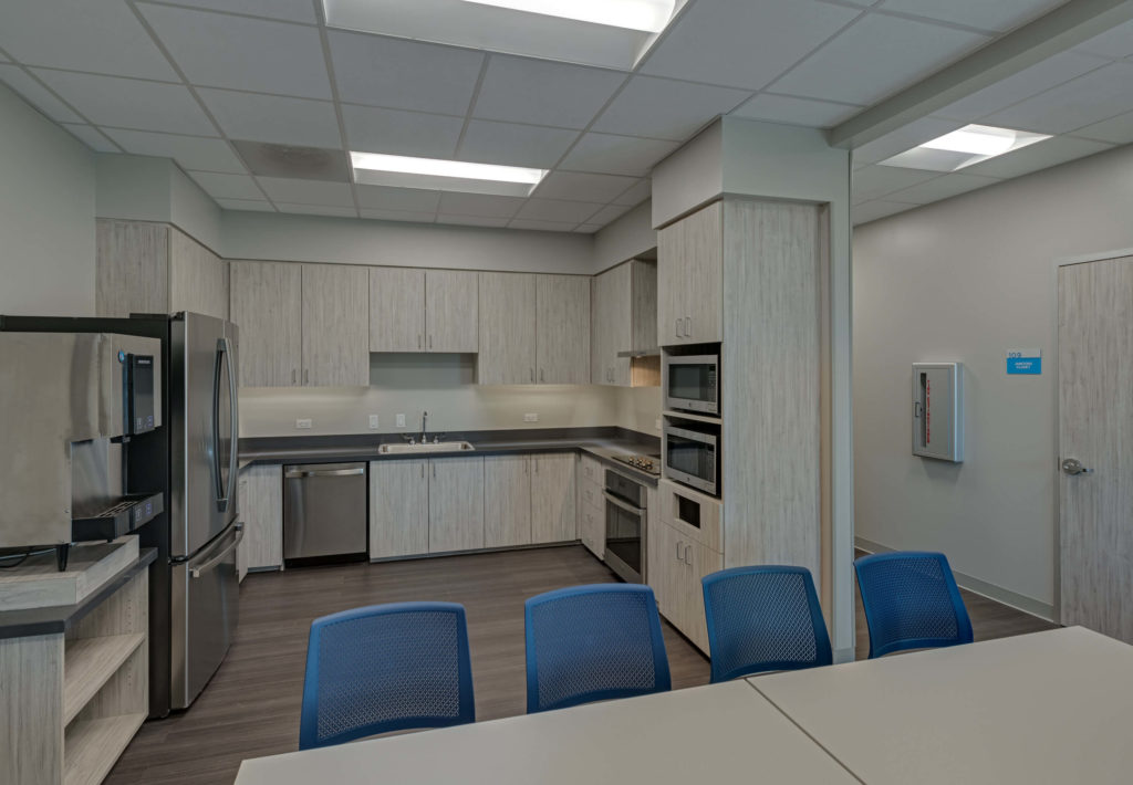 Webster Exxon Building Kitchen breakroom