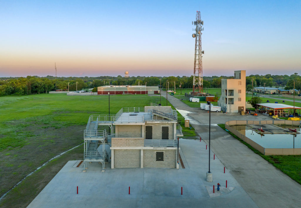 Pearland-burn-building-aerial